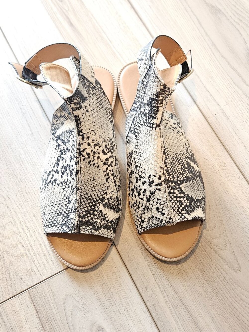 Snake Print Sandal